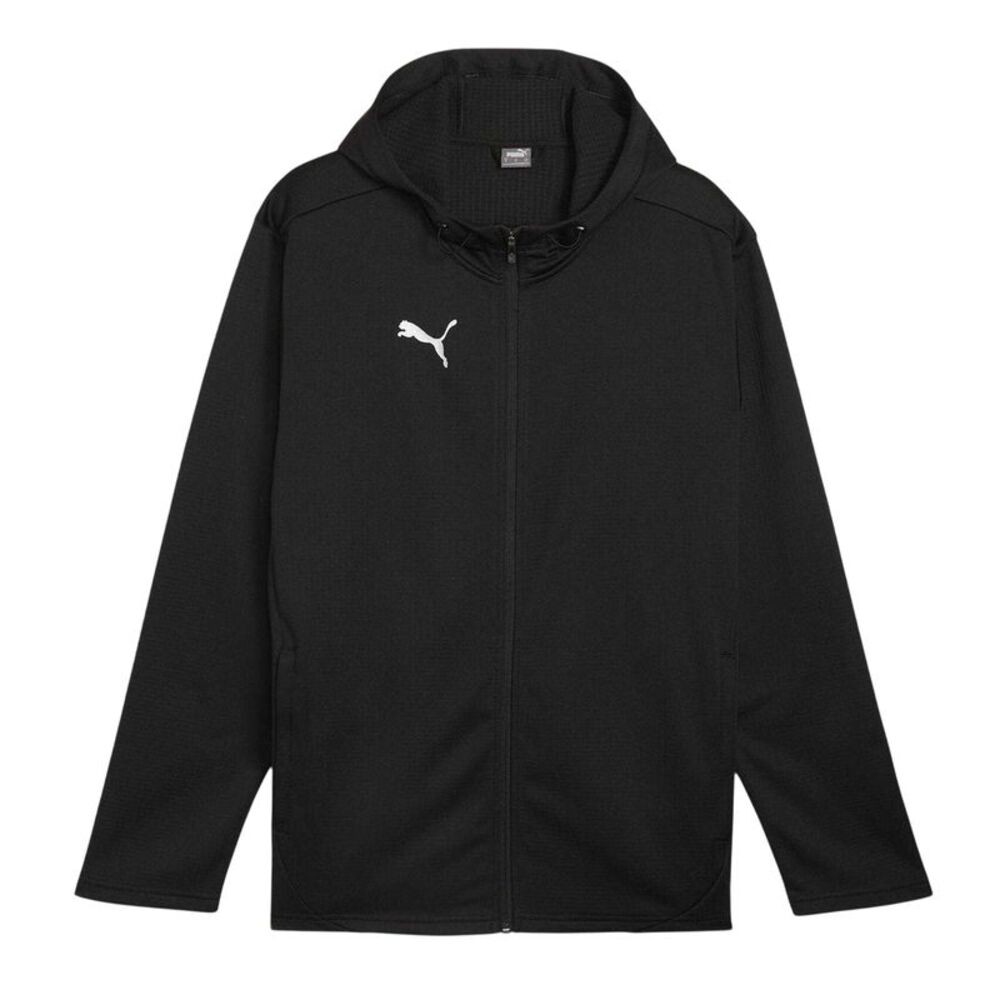 Puma Mens TeamFinal Tracksuit Top / Black/Silver